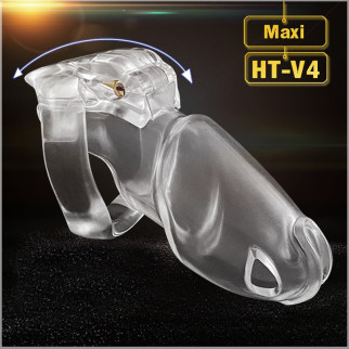 HT V4 Male Chastity Device Maxi clear 18+ - Інтернет-магазин спільних покупок ToGether