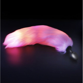 Світна анальна пробка з пишним хвостом Fire Fox S 18+ - Інтернет-магазин спільних покупок ToGether