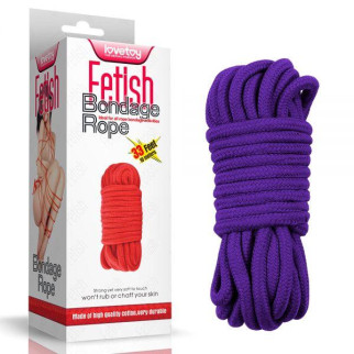 Фіолетова мотузка для зв'язування Fetish Bondage Rope, 10 метрів 18+ - Інтернет-магазин спільних покупок ToGether