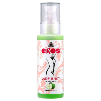 Олійна олія — EROS Lady Juicy Massage Green Apple, 125 ml  18+ - Інтернет-магазин спільних покупок ToGether