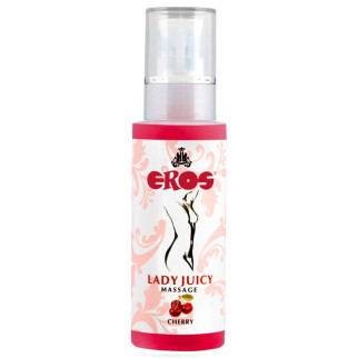 Масажне масло - EROS Lady Juicy Massage Cherry, 125ml  18+ - Інтернет-магазин спільних покупок ToGether