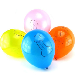 Надувні кульки для вечірок X-RATED PECKER BALLOONS (8 шт)  18+ - Інтернет-магазин спільних покупок ToGether