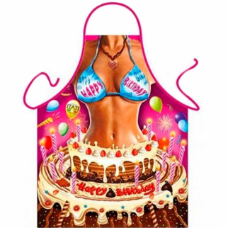 З Днем народження! - Прикольний фартух для жінок  18+ - Інтернет-магазин спільних покупок ToGether