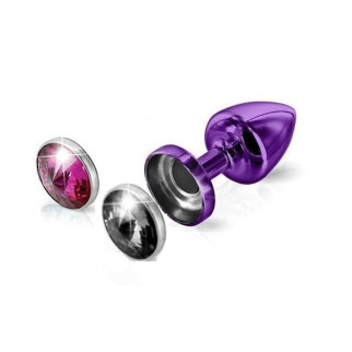 Анальна пробка з камінням SWAROVSKI - Anni Magnet Purple F/B  18+ - Інтернет-магазин спільних покупок ToGether