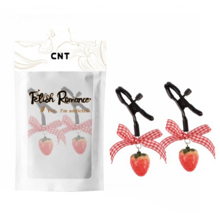 Затискачі для сосків із полуничками Nipple Fantasy Strawberry Clamps 18+ - Інтернет-магазин спільних покупок ToGether