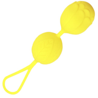 Вагінальні кульки - Yellow Petal 69 грам, 3.5 в діаметрі СИЛІКОН  18+ - Інтернет-магазин спільних покупок ToGether