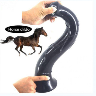 Фалоімітатор дилдо коня Horse Phallus Anal Plug Black 18+ - Інтернет-магазин спільних покупок ToGether