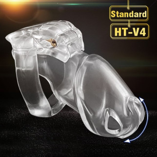 HT V4 Male Chastity Device Standart clear 18+ - Інтернет-магазин спільних покупок ToGether
