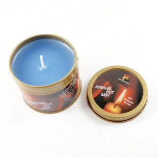 Свічка для бдсм ігор із низькою температурою блакитний віск Sensual Hot Wax 18+ - Інтернет-магазин спільних покупок ToGether