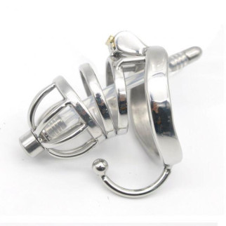 Stainless Steel Male Chastity Cage with Base Arc Ring Devices 18+ - Інтернет-магазин спільних покупок ToGether