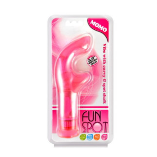 Вібратор рожевий мультишвидкісний Fun Spot MOMO 18+ - Інтернет-магазин спільних покупок ToGether