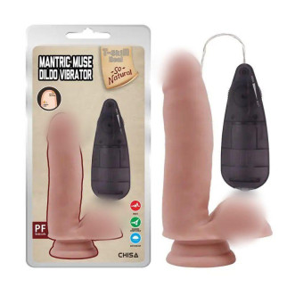 Фібратор на присоску та пультом Mantric Muse Dildo Vibrator Flesh 18+ - Інтернет-магазин спільних покупок ToGether