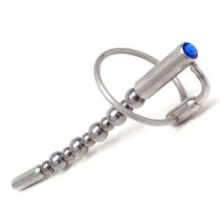Катетер із камінчиком Jewel Head Ring Penis Plug 18+ - Інтернет-магазин спільних покупок ToGether