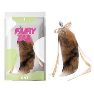 Анальна пробка з пухнастим хвостом Fluffy Fox Tail Plug Gold 18.5 18+ - Інтернет-магазин спільних покупок ToGether