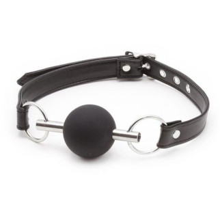 Metal Rod Silicone Ball Gags Black 18+ - Інтернет-магазин спільних покупок ToGether