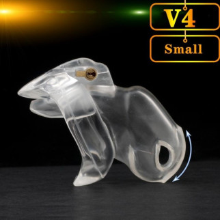 HT V4 Male Chastity Device Small clear 18+ - Інтернет-магазин спільних покупок ToGether