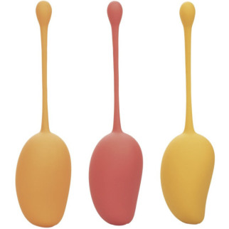 CalExotics - Набір вагінальних кульок - Kegel Training Set Mango  18+ - Інтернет-магазин спільних покупок ToGether