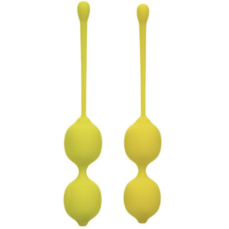 CalExotics - Вагінальні кульки - Kegel Training Set Lemon  18+ - Інтернет-магазин спільних покупок ToGether
