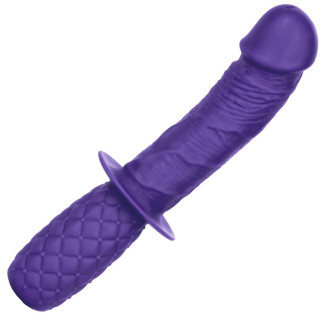 CalExotics - Фалоімітатор Purple Silicone Grip Thruster  18+ - Інтернет-магазин спільних покупок ToGether