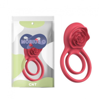 Ерекційне кільце з вібростимулятором Rose Dual Power Ring Red 18+ - Інтернет-магазин спільних покупок ToGether