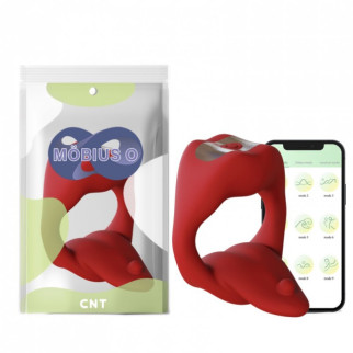 Ерекційне кільце з вібрацією Licking Tongue Power Ring Red 18+ - Інтернет-магазин спільних покупок ToGether