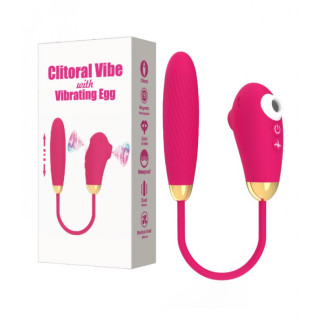 Подвійний вібростимулятор Clitoral Vibe with Vibrating Egg 18+ - Інтернет-магазин спільних покупок ToGether