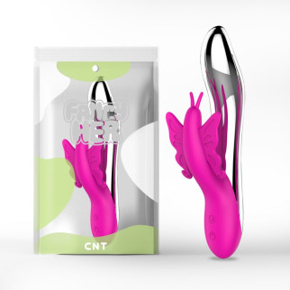 Вібратор із метеликом і підсвіткою De-Light Bunny Vibe Rose 18+ - Інтернет-магазин спільних покупок ToGether