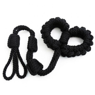 New braided rope handcuffs Black 18+ - Інтернет-магазин спільних покупок ToGether