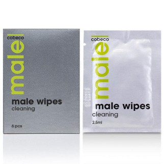 Очисні серветки для чоловіків Male Cobeco Wipes Cleaning, 6 шт. по 2.5 мл 18+ - Інтернет-магазин спільних покупок ToGether