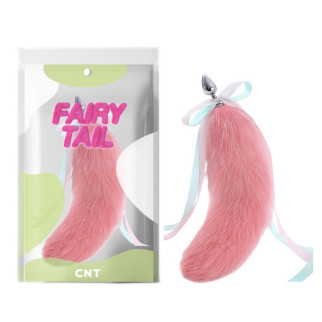 Анальна пробка з хутряним хвостом Pink Agile Foxs Tail Plug 18.5 18+ - Інтернет-магазин спільних покупок ToGether