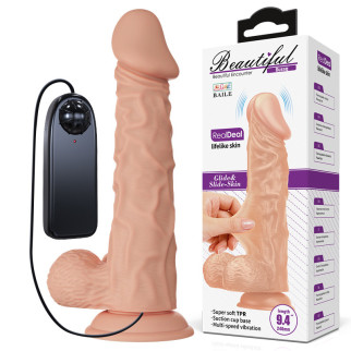Вібратор — Beautiful Encounter Buraq Vibrator Flesh, 24 см 18+ - Інтернет-магазин спільних покупок ToGether