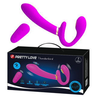 Страпон — Pretty Love Thunderbird Harnessfree Stimulator Purple 18+ - Інтернет-магазин спільних покупок ToGether