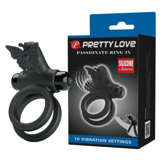 Ерекційне кільце - Pretty Love Passionate Ring IX Black 18+ - Інтернет-магазин спільних покупок ToGether