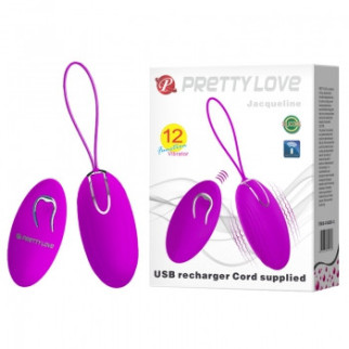 Віброяйце - Pretty Love Jacqueline Vibrating Egg Purple 18+ - Інтернет-магазин спільних покупок ToGether