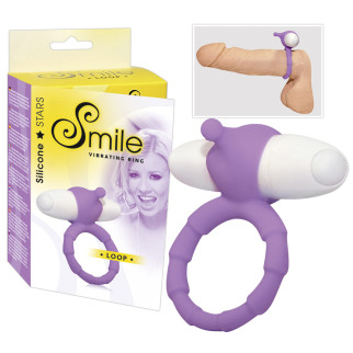 Ерекційне кільце - Smile Loop Vibr. Ring Purple 18+ - Інтернет-магазин спільних покупок ToGether