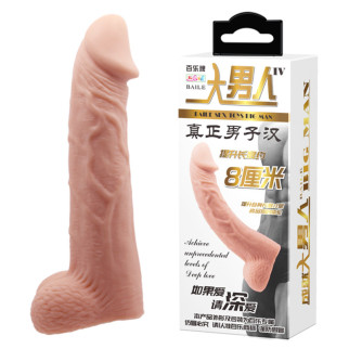 Насадка на член — Penis Sleeve Flesh 8" 18+ - Інтернет-магазин спільних покупок ToGether