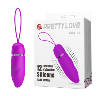 Віброяйце - Pretty Love Edwina Vibro Bullet Purple  18+ - Інтернет-магазин спільних покупок ToGether