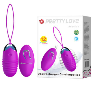 Віброяйце - Pretty Love Jessica Vibrating Egg Purple  18+ - Інтернет-магазин спільних покупок ToGether