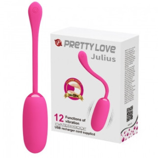 Віброяйце - Pretty Love Julius Vibrating Egg Pink  18+ - Інтернет-магазин спільних покупок ToGether