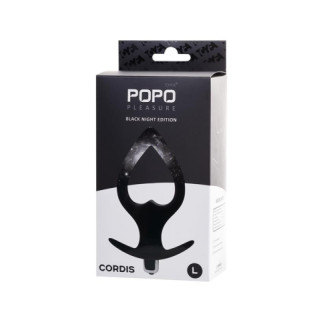 Анальна пробка - TOYFA POPO Pleasure Anal Plug Cordis L Vibro Black  18+ - Інтернет-магазин спільних покупок ToGether