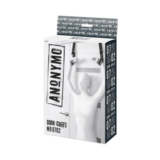 Фіксатори для рук — Anonymo hand clamps, polyester, silver, 23 cm 18+ - Інтернет-магазин спільних покупок ToGether