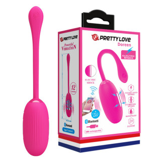 Віброяйце — Pretty Love Doreen Electric Shock Egg Pink 18+ - Інтернет-магазин спільних покупок ToGether