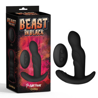 Масажер простати — Beast In Black P-Play Probe 18+ - Інтернет-магазин спільних покупок ToGether