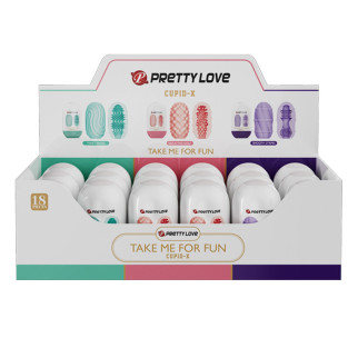 Набір мастурбаторів - Pretty Love Cupid-X Egg Set, 18 шт. 18+ - Інтернет-магазин спільних покупок ToGether