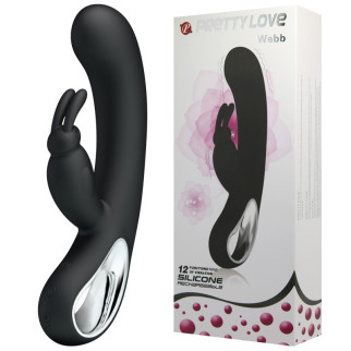 Вібратор — Pretty Love Webb Vibrator Black 18+ - Інтернет-магазин спільних покупок ToGether