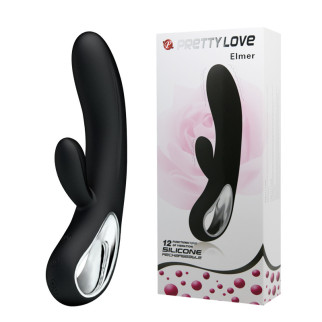 Вібратор - Pretty Love Elmer Vibrator Black  18+ - Інтернет-магазин спільних покупок ToGether