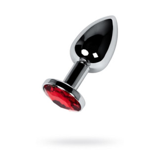 Анальна пробка — Silver anal plug with red gem 18+ - Інтернет-магазин спільних покупок ToGether