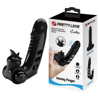 Насадка на палець — Pretty Love Corbin Finger Vibrator Black 18+ - Інтернет-магазин спільних покупок ToGether