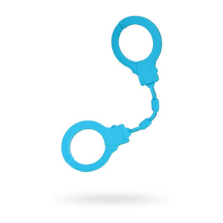 Силіконові наручники A-Toys By Toyfa, силікон, блакитні, 33 см  18+ - Інтернет-магазин спільних покупок ToGether