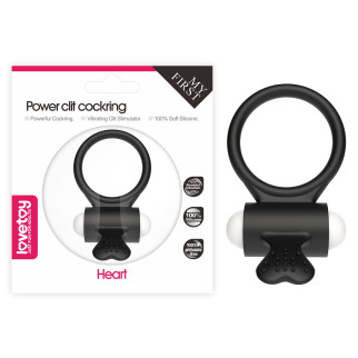 Ерекційне кільце - Power Clit Cockring Heart Black  18+ - Інтернет-магазин спільних покупок ToGether